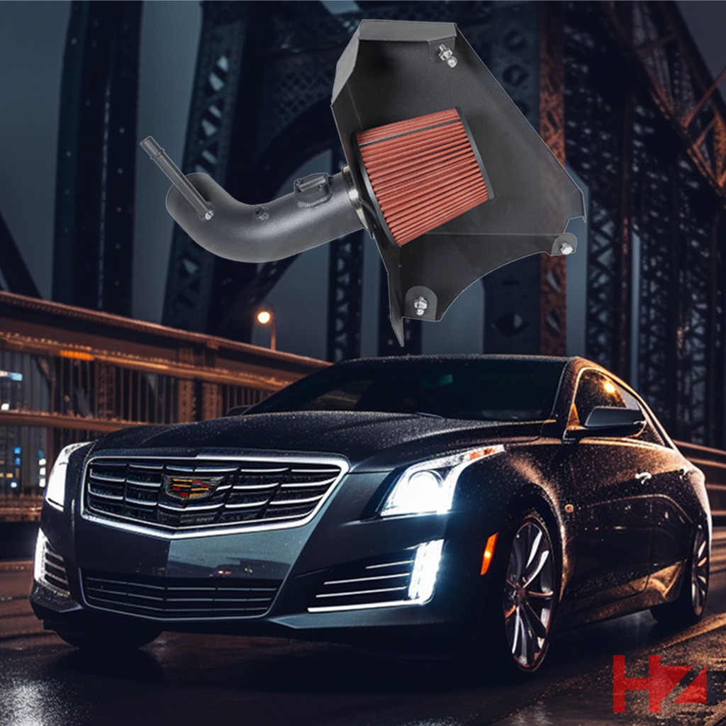 High Performance Air Intake Kit With Heat Shield For 2013-2019 Cadillac ATS 2.0L