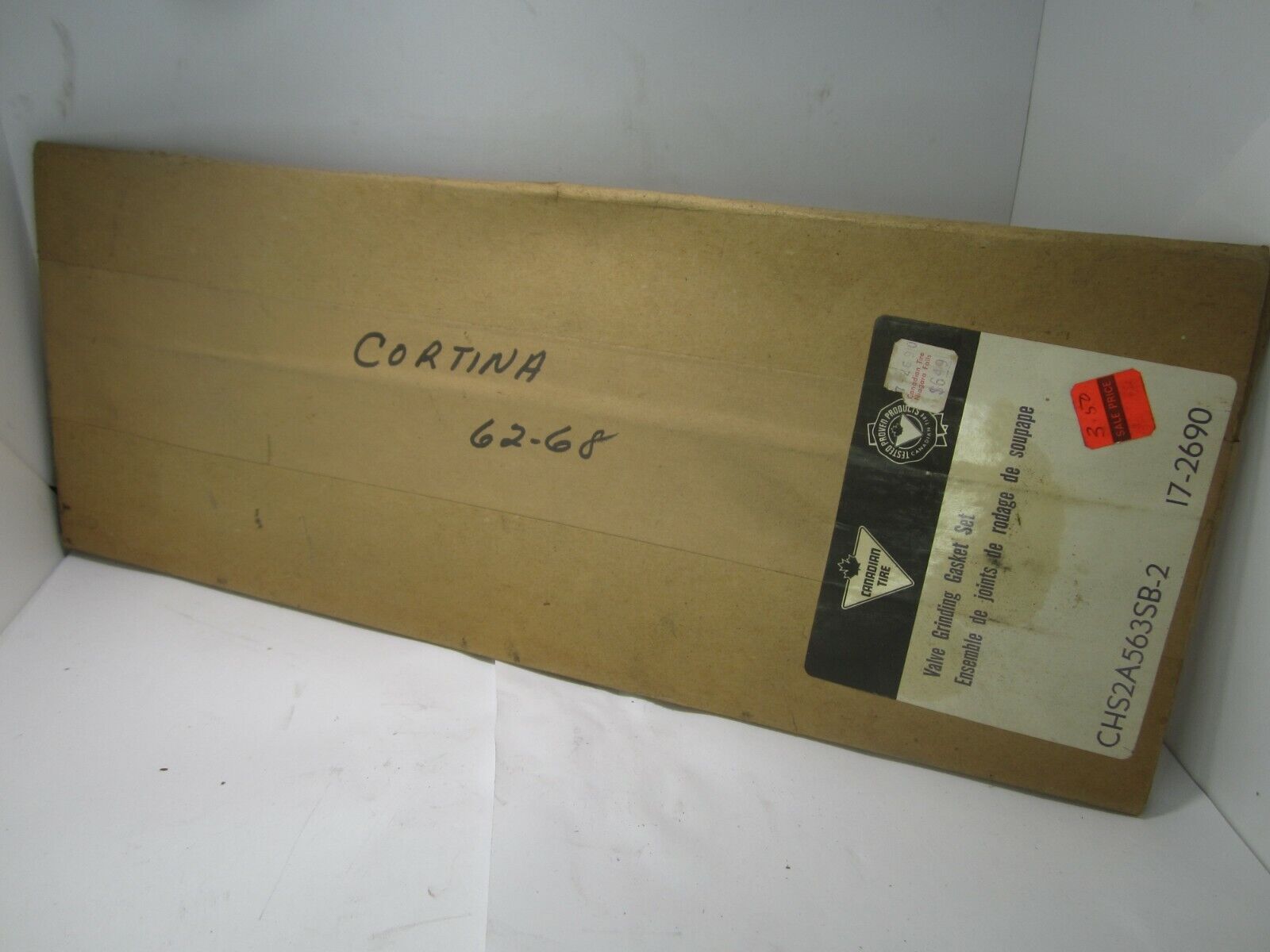62-68 Ford Cortina Valve Grinding Gasket Set CTC 17-2690