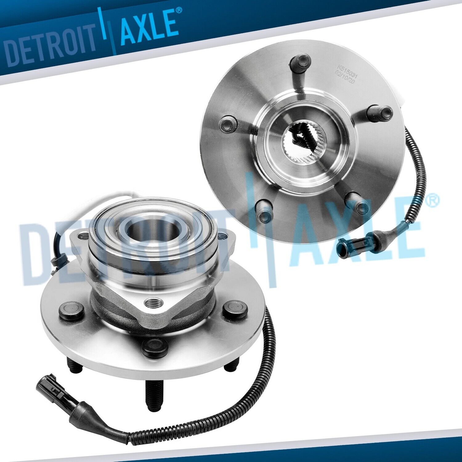 00-02 Ford Expedition Lincoln Navigator 2 Front Wheel Bearing Hub -14mm Bolt 4WD