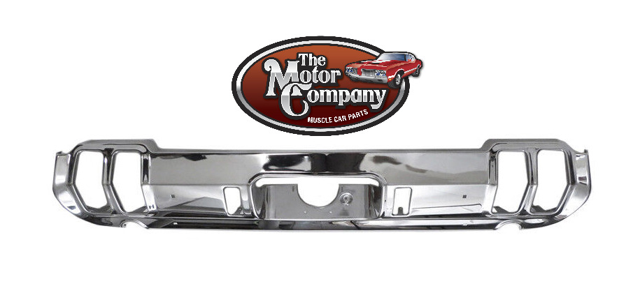 1970 Oldsmobile 442 Rear Bumper With Exhaust Cut Outs Triple Chrome Plated