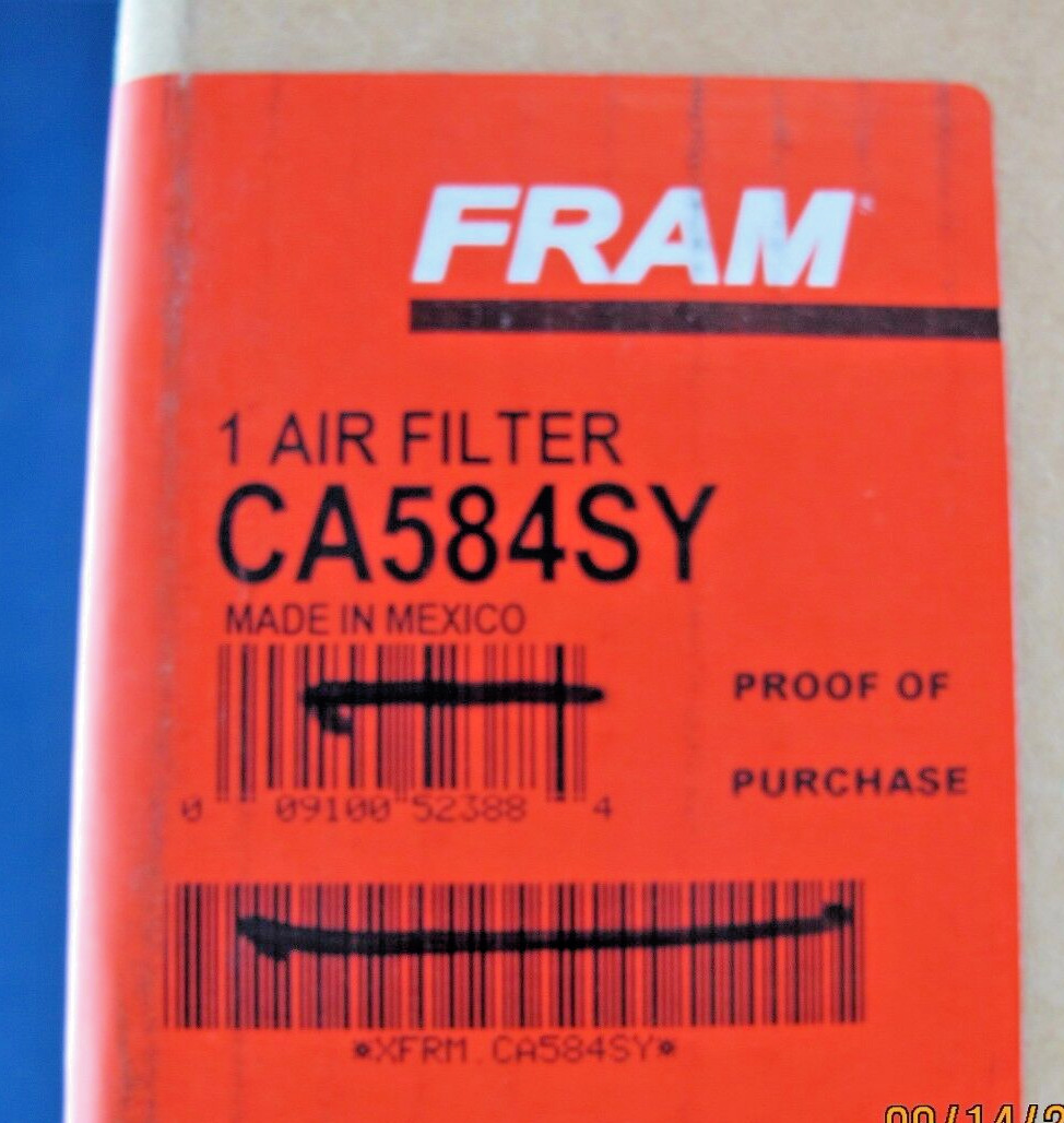 FRAM CA584SY Metal-End Air Filter [E2S2]