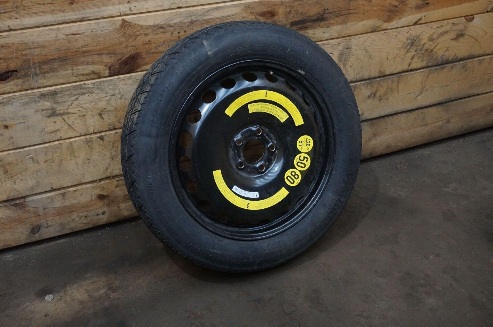 19x4-1/2 Spare Wheel Tire Rim 5x112 Oem 1644000102 Mercedes Ml63 Amg 2012-15