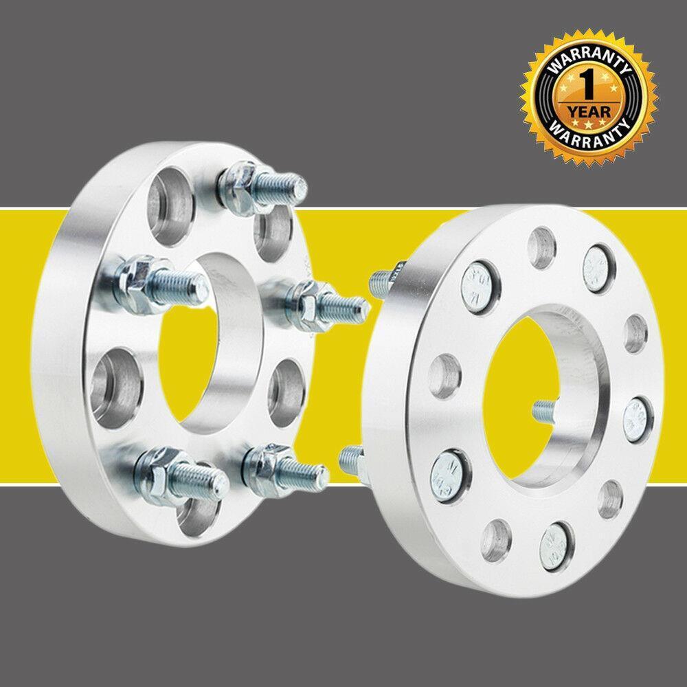 2pc 1 Inch 5x4.75 to 5x4.75 70.5mm CB Wheel Spacers Adapters for Chevrolet S10