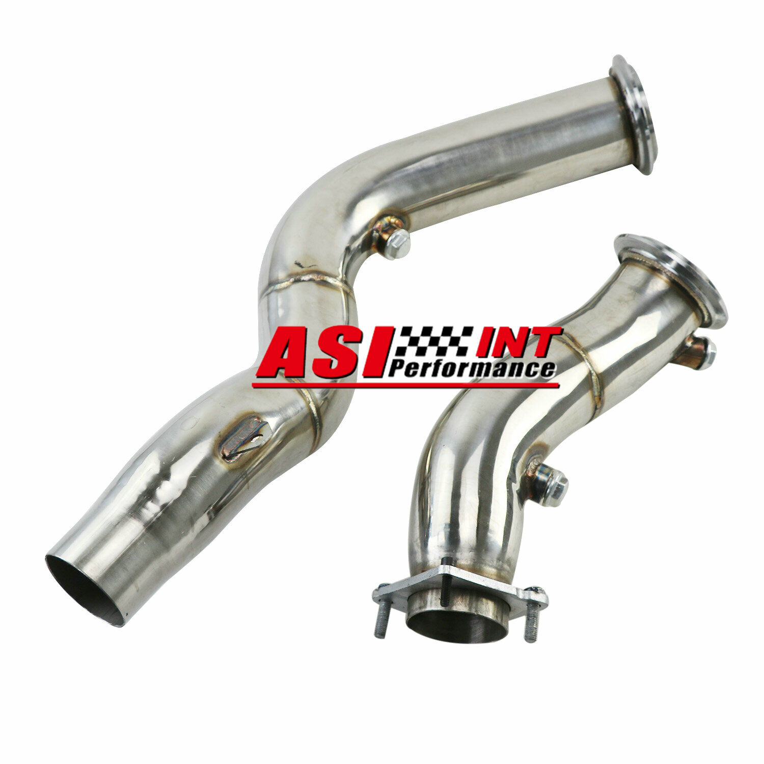 Stainless Turbo Catless Exhaust Downpipe For 2015+ BMW M4 M3 M2C F80 F82 F83
