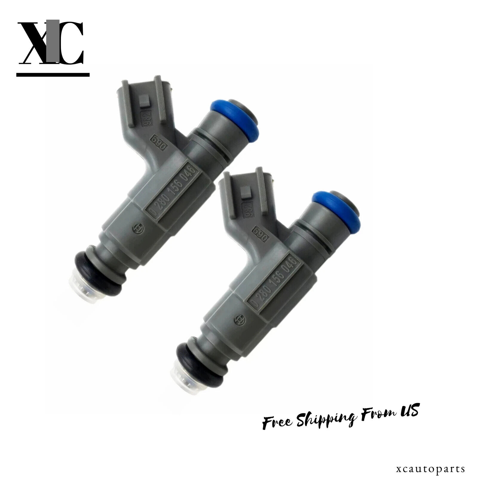 2 X Fuel Injectors For 98-01 Victory V92C Standard Sport Deluxe Cruiser 1253174