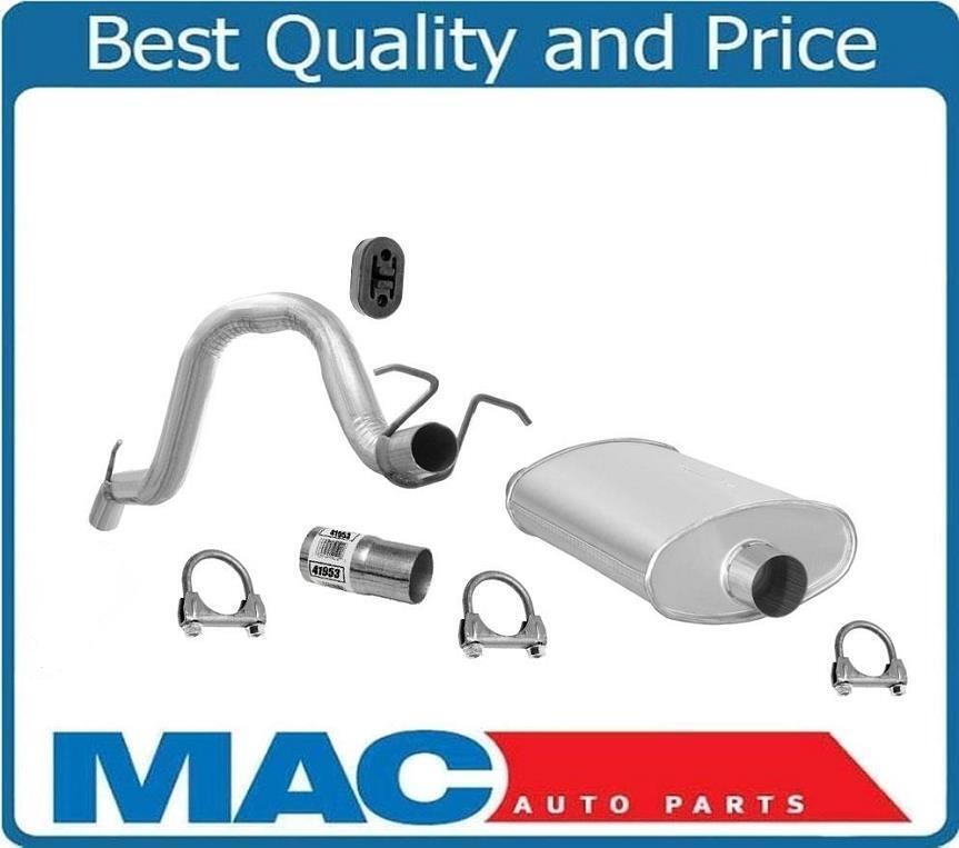 Taylor Aluminum Performance Muffler with Tail Pipe for Jeep Wrangler 1987-1996