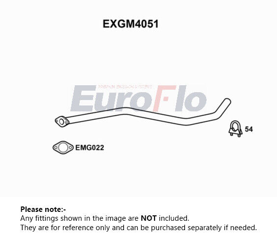 Exhaust Pipe fits VAUXHALL ASTRA J 1.7D Centre 09 to 20 EuroFlo 13329575 Quality