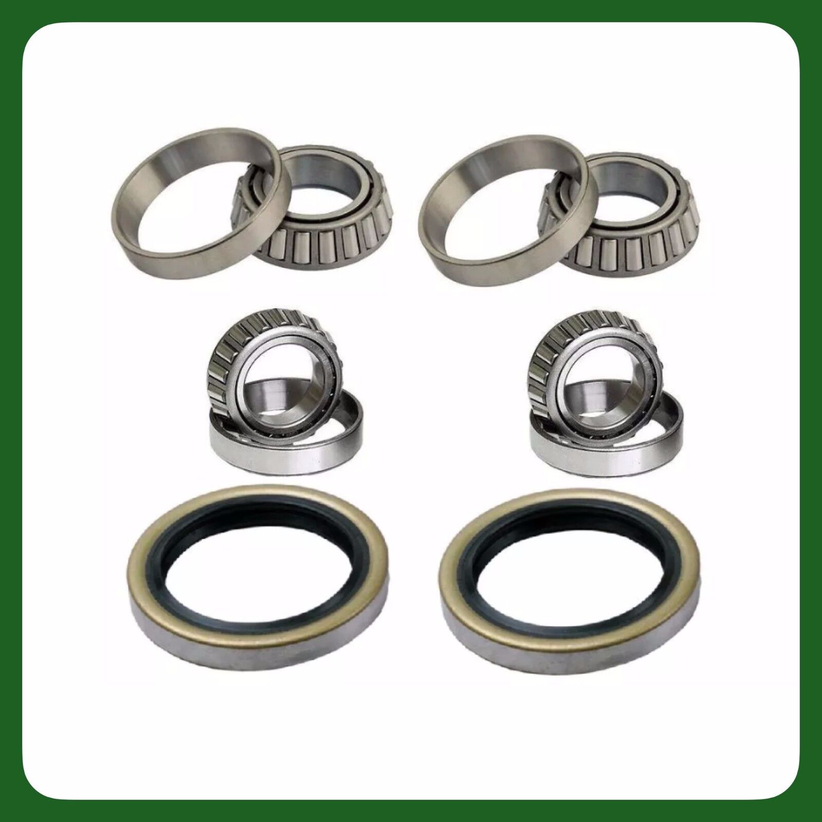 2 FRONT WHEEL BEARING & SEAL FOR ISUZU RODEO 1991-2001 KIT (2OUTER+2INNER+2SEAL)