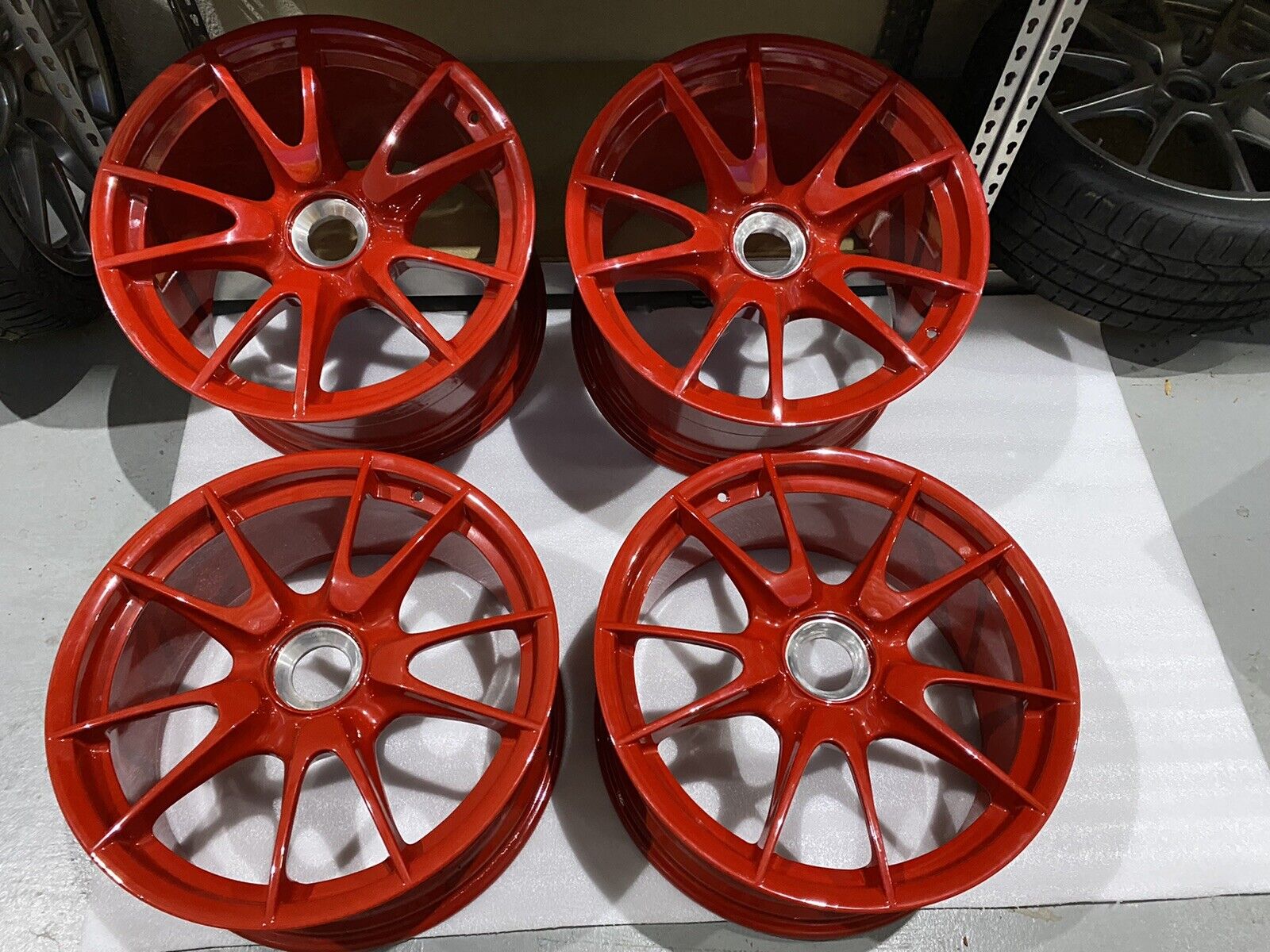 PORSCHE GT3 RS GT2 RS OEM  997.2 CENTER LOCK WHEELS. Set Of 4. 19 Inch. USED.