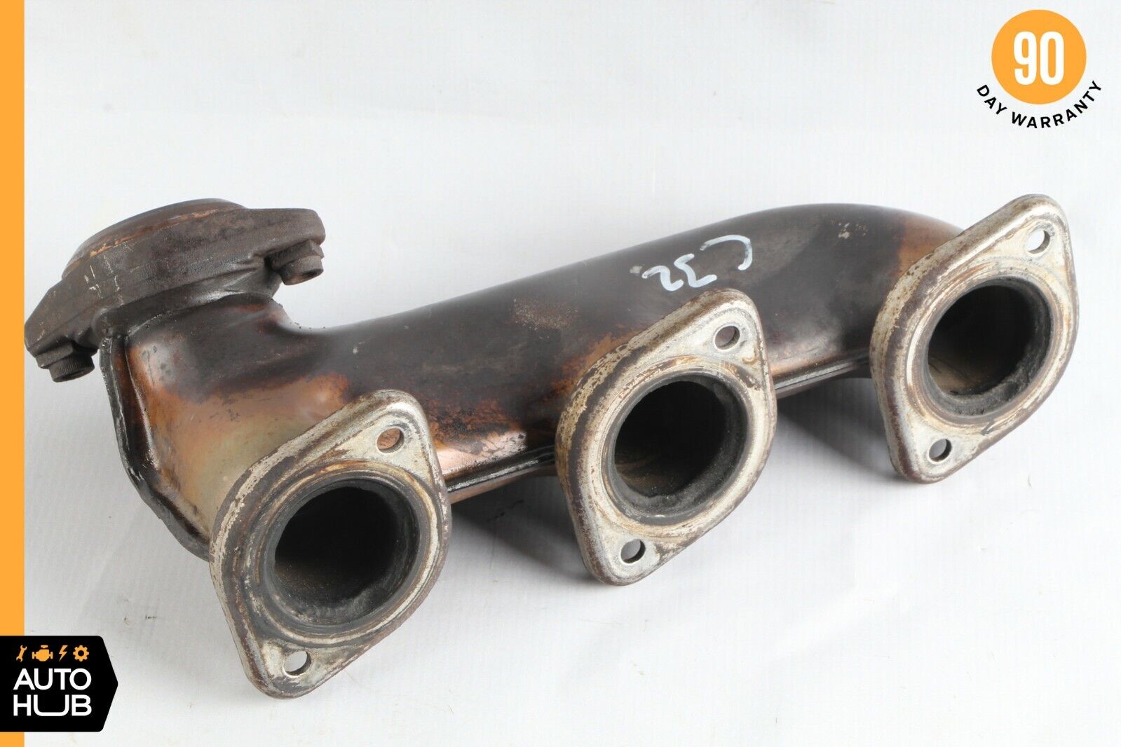 02-04 Mercedes W203 C32 AMG M112K Exhaust Manifold Headers Right Side OEM