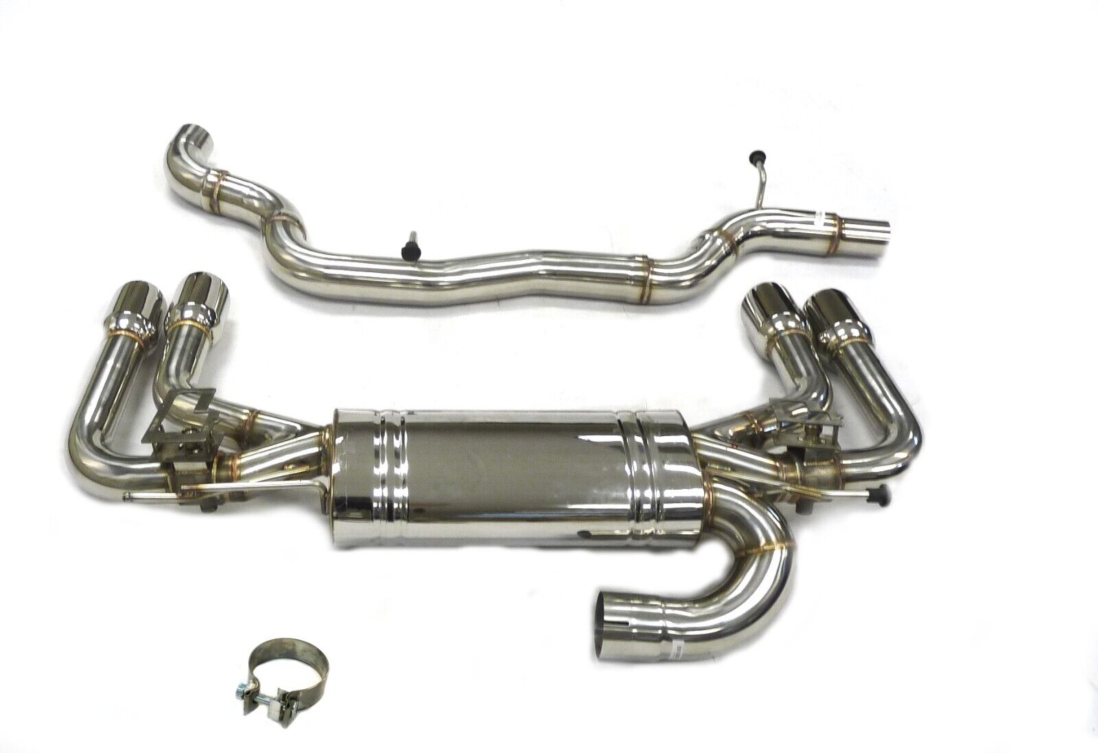 Becker Catback Fits For 15-19 Audi A3 4DR S3 2.0L Gas & TDI 4Dr Exhaust System