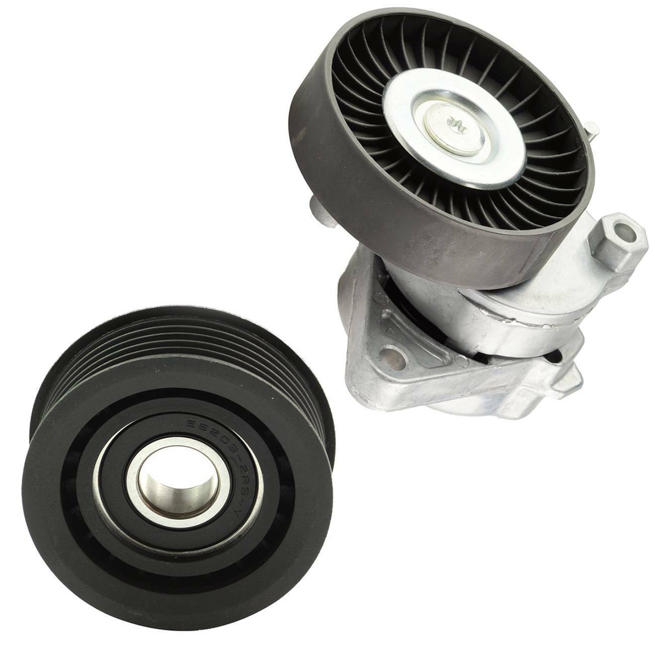 KIT Tensioner Pulley + Idler Pulley Fits Mercedes Benz S350 E320 C280 1122000970