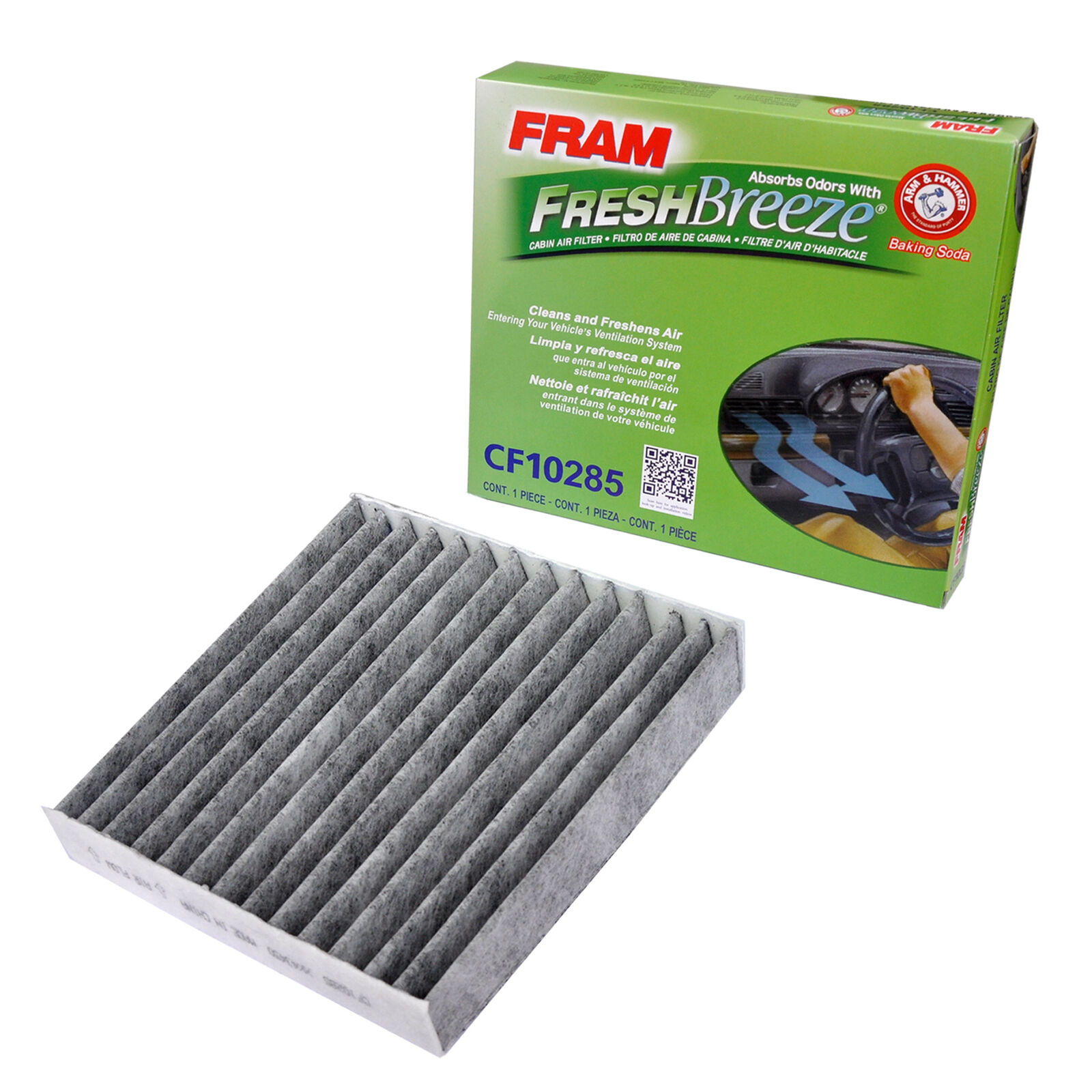 FRAM CF10285 Fresh Breeze Cabin Air Filter with Arm & Hammer NEW R-5