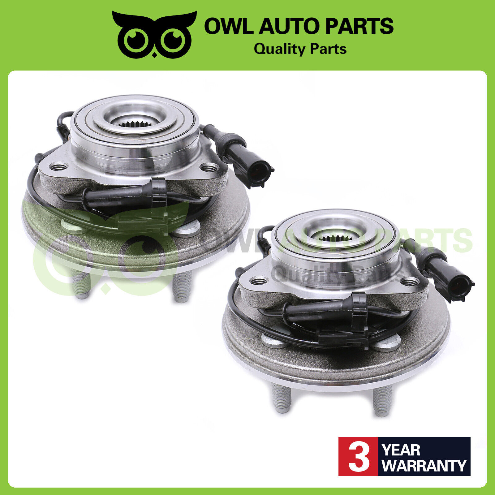 For 06-10 Ford Explorer Mercury Mountaineer 2 Front Wheel Bearing Hub 4.0L 4.6L