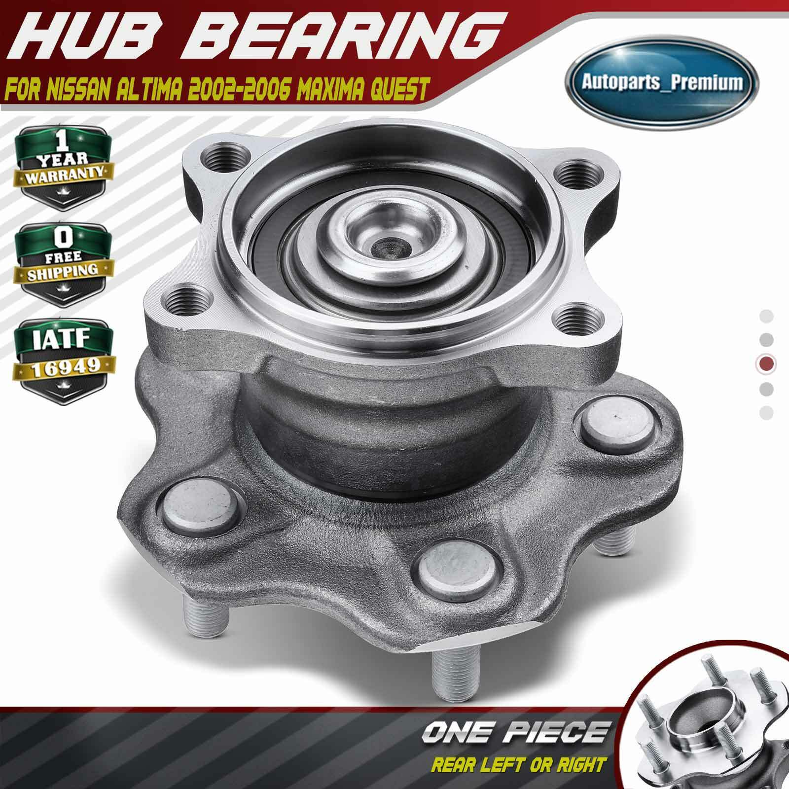 Rear LH / RH Wheel Bearing Hub Assembly for Nissan Altima 2002-2006 Maxima Quest