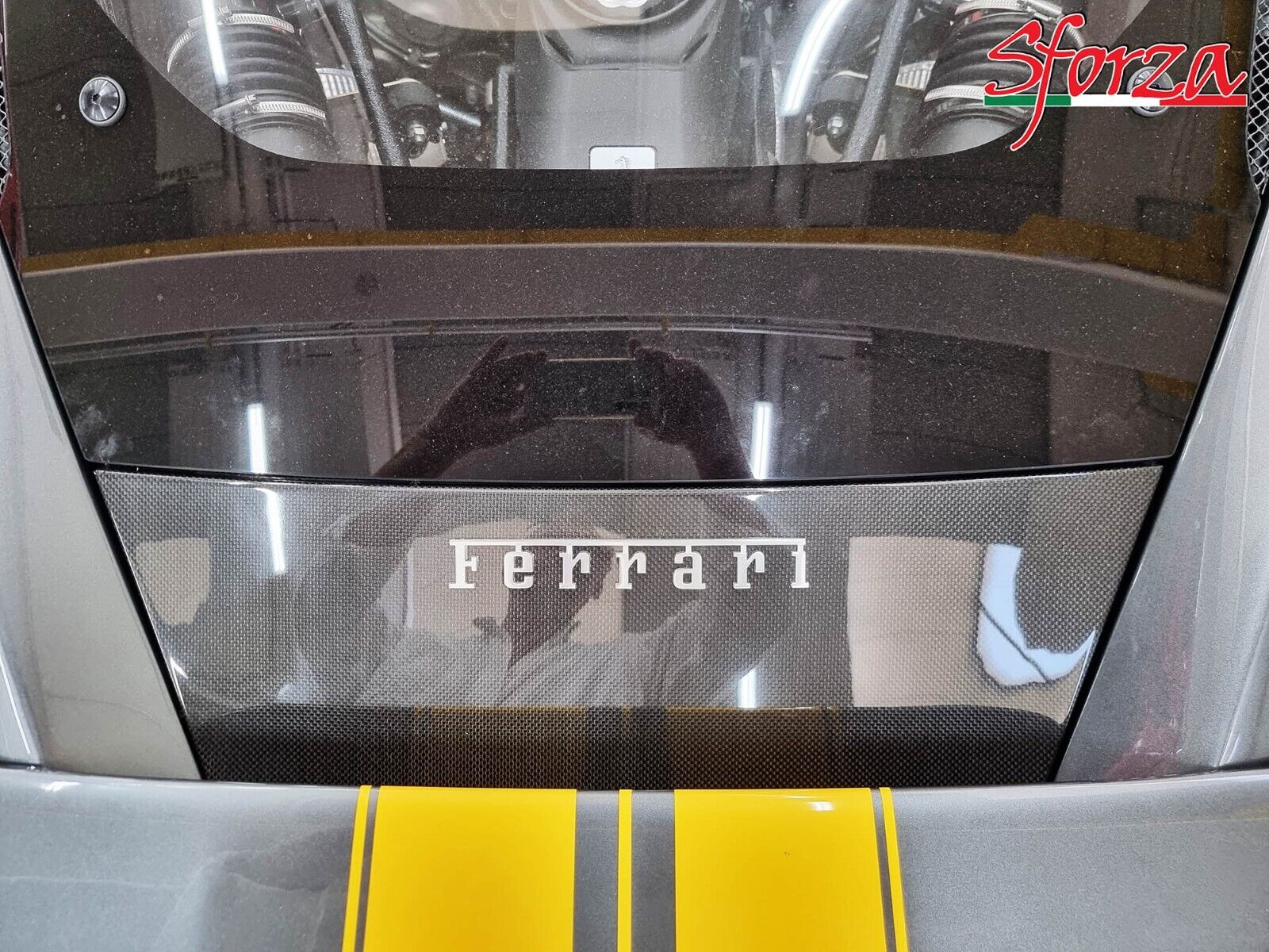 Ferrari F8 Tributo carbon fiber rear aero Lid Panel