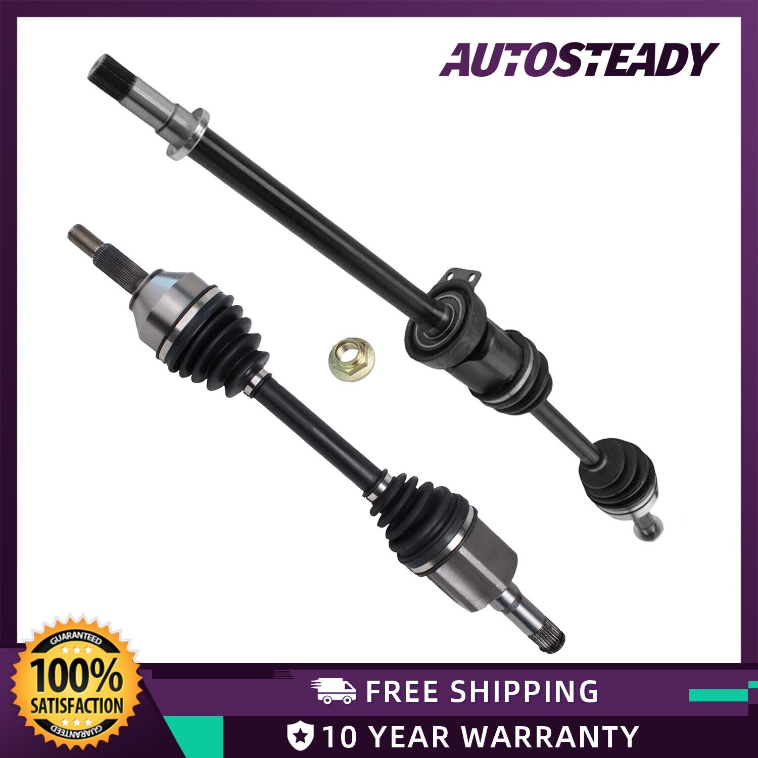 Front CV Axle Shaft for Ford Flex Taurus X Lincoln MKS MKT Sable 2008 - 2011 FWD