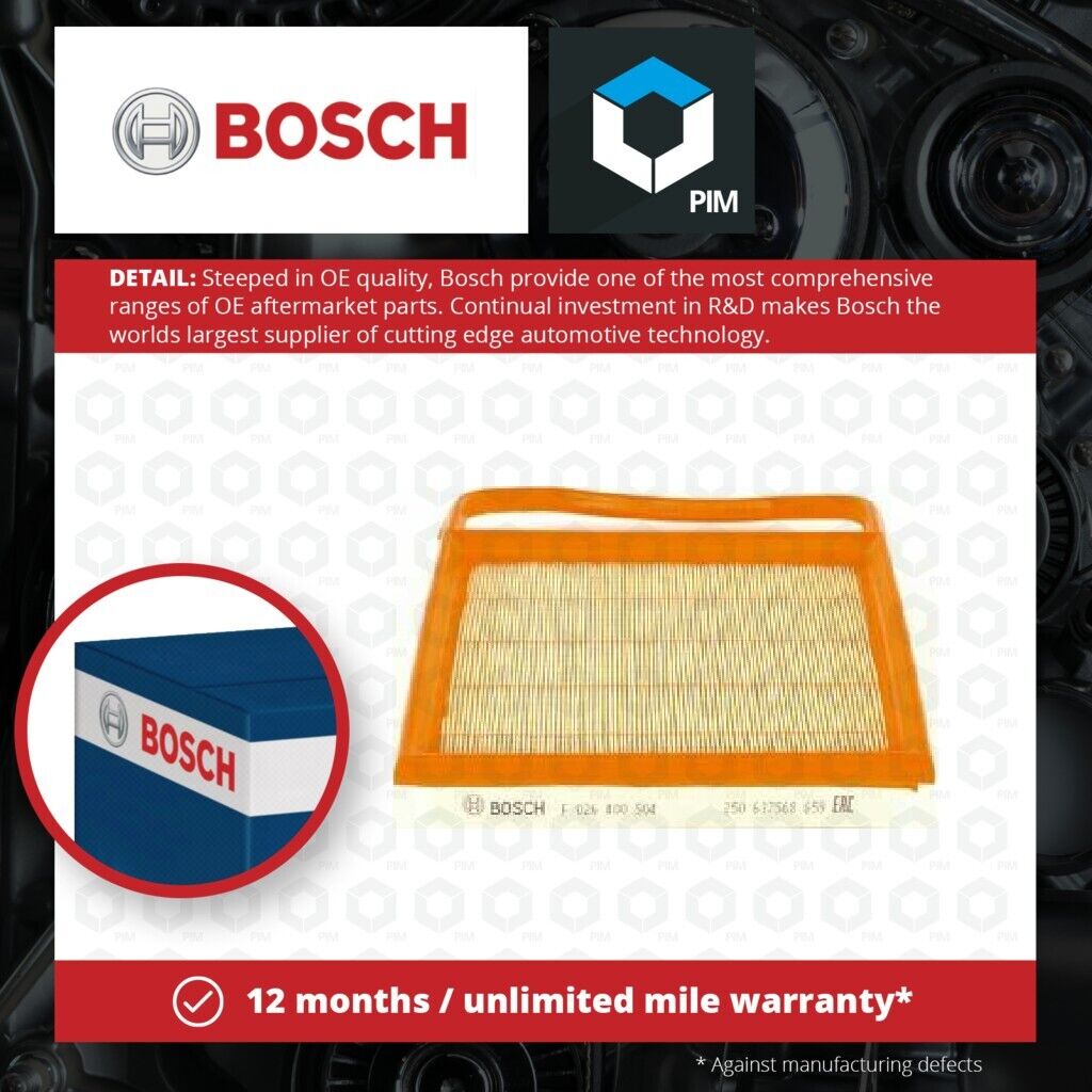 Air Filter fits MERCEDES E43 AMG S213, W213 3.0 2016 on M276.823 Genuine Bosch