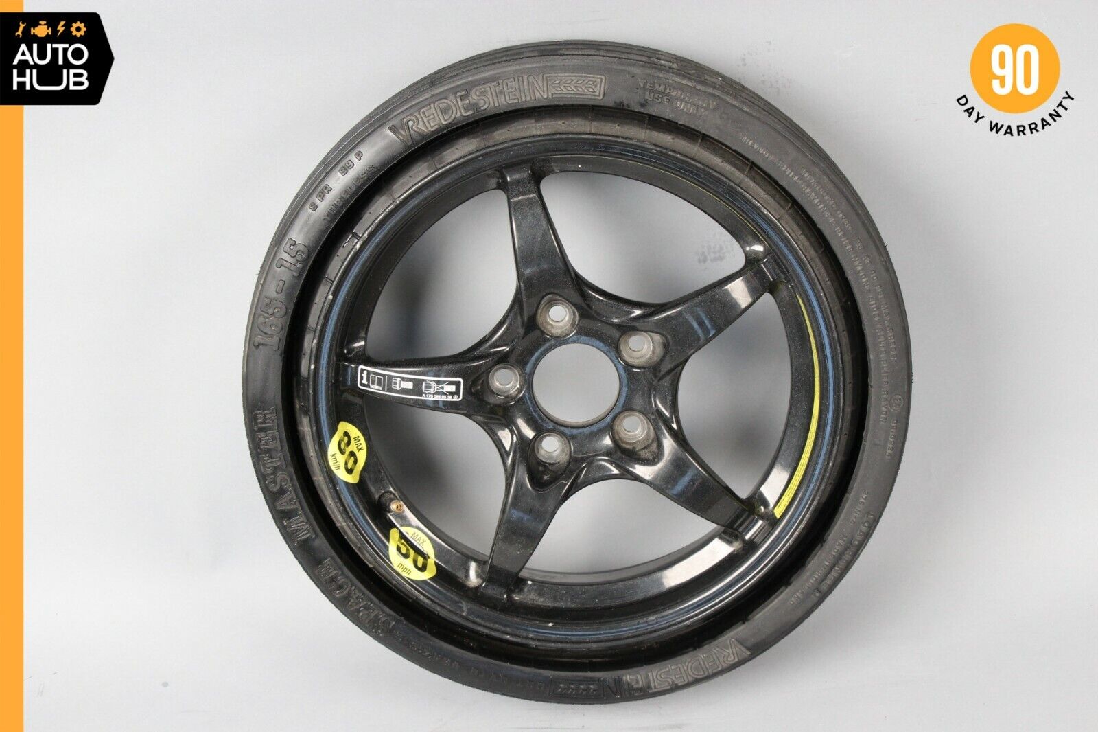 97-04 Mercedes R170 SLK230 Emergency Spare Tire Wheel Donut Rim 4.5 x 15\