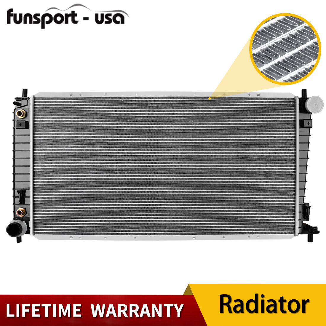 2257 Radiator For 1999-2003 Ford F150 4.2L 4.6L 5.4L / 99-02 Expedition 4.6 5.4L