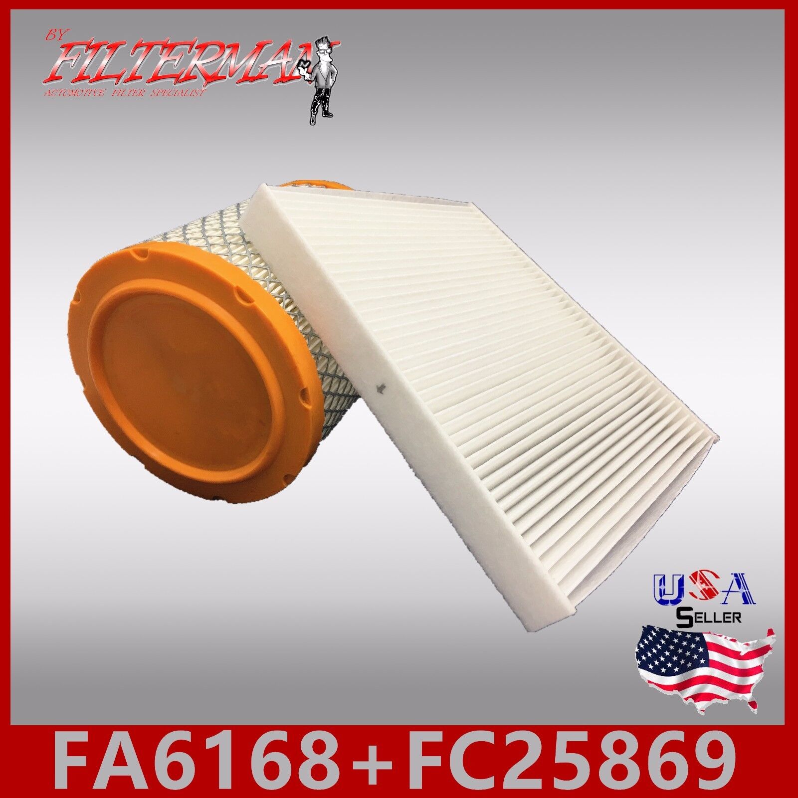 FA6168 FC25869 49014 24313 ENGINE & CABIN AIR FILTER: 2011-17 COMPASS & PATRIOT