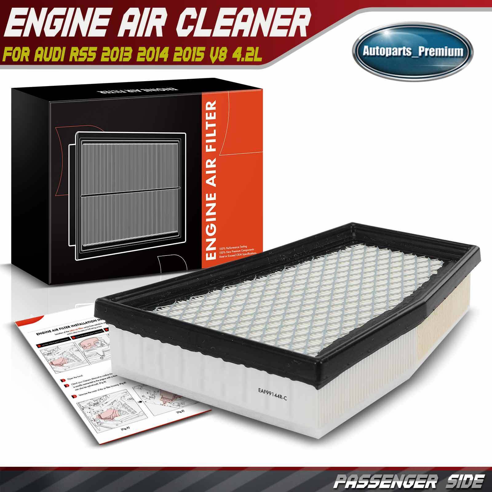 New Right Side Engine Air Filter for Audi RS5 2013 2014 2015 V8 4.2L 8T0133844A