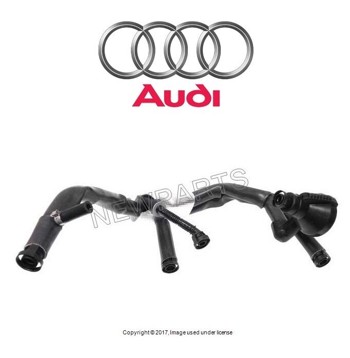 For Audi A6 Allroad Quattro S4 2.7 L V6 Engine Crankcase Breather Hose Genuine