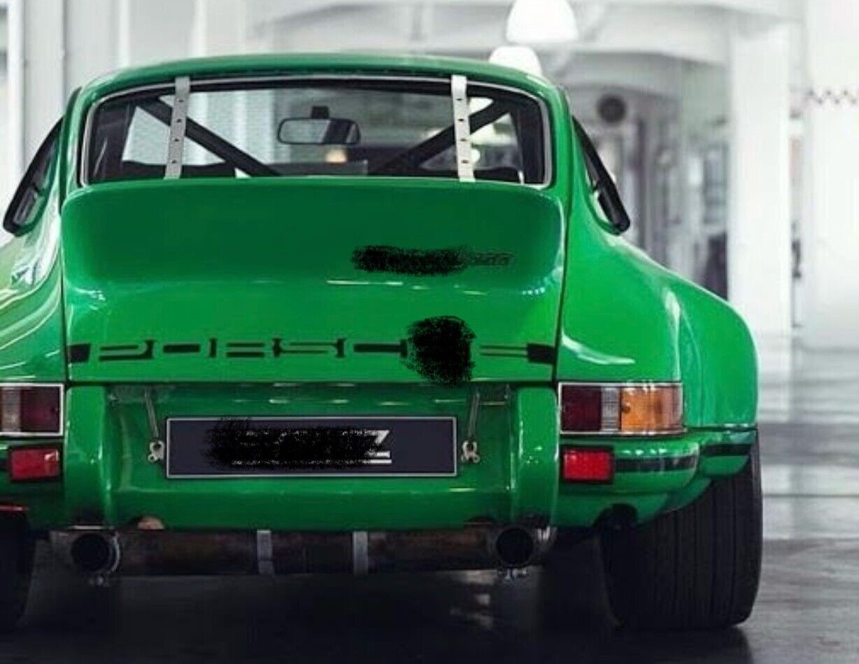 Custom Rear Negative Decklid Spoiler Decal for Porsche 911 1964-1997 964 993 930