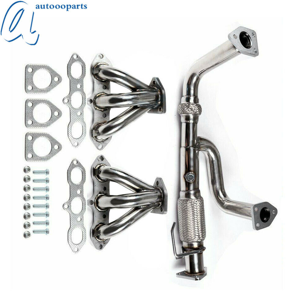Stainless Steel Exhaust Header Manifold For 99-03 Acura CL/TL 98-02 Accord V6