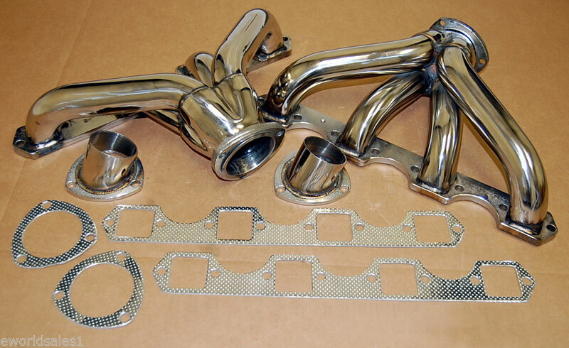 FOR Cadillac 8.2 7.7 7.0 368 425 472 500 Stainless Manifolds Headers BIG BLOCK