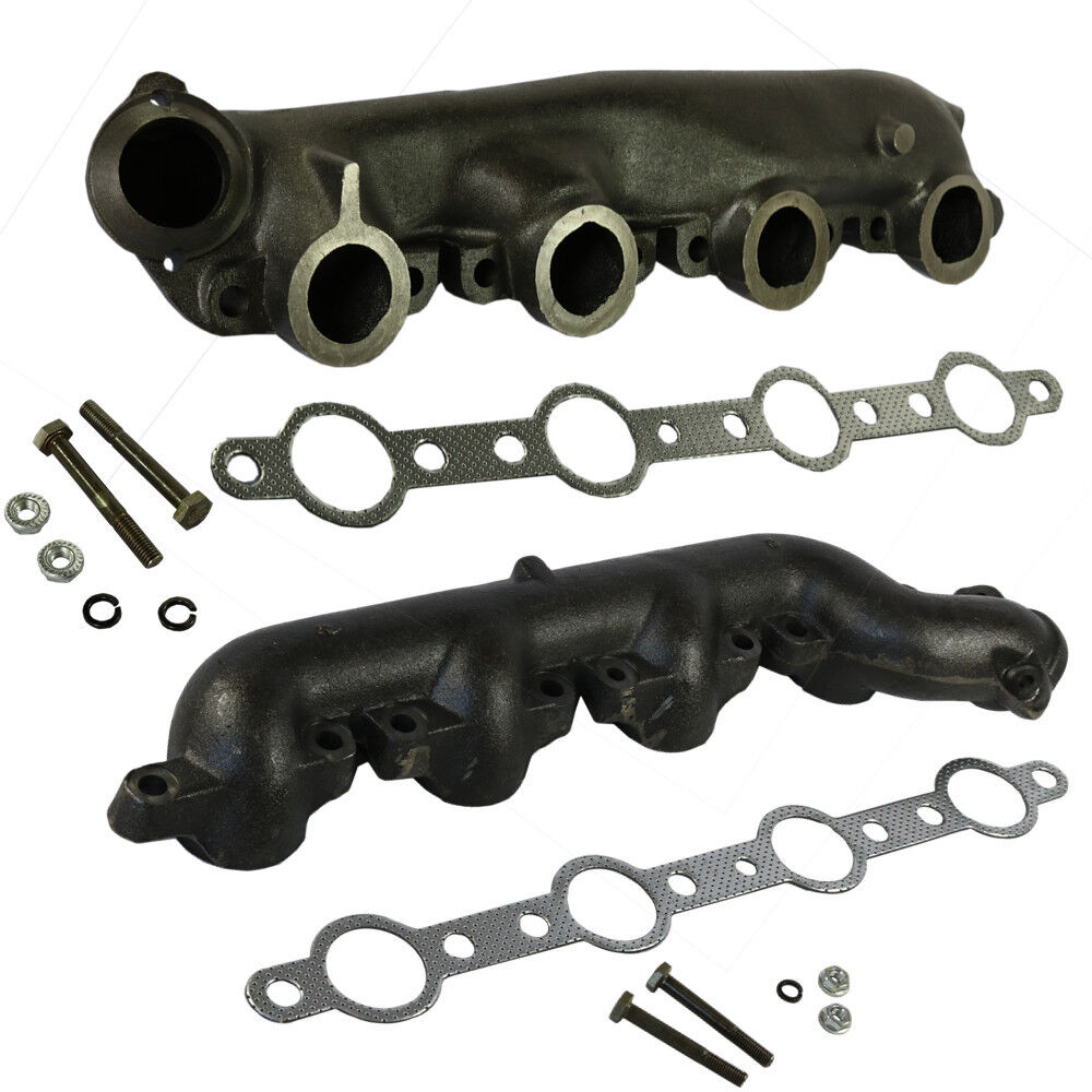 New Diesel Exhaust Manifold Kit Pair Set for Excursion Pickup Truck V8 7.3L