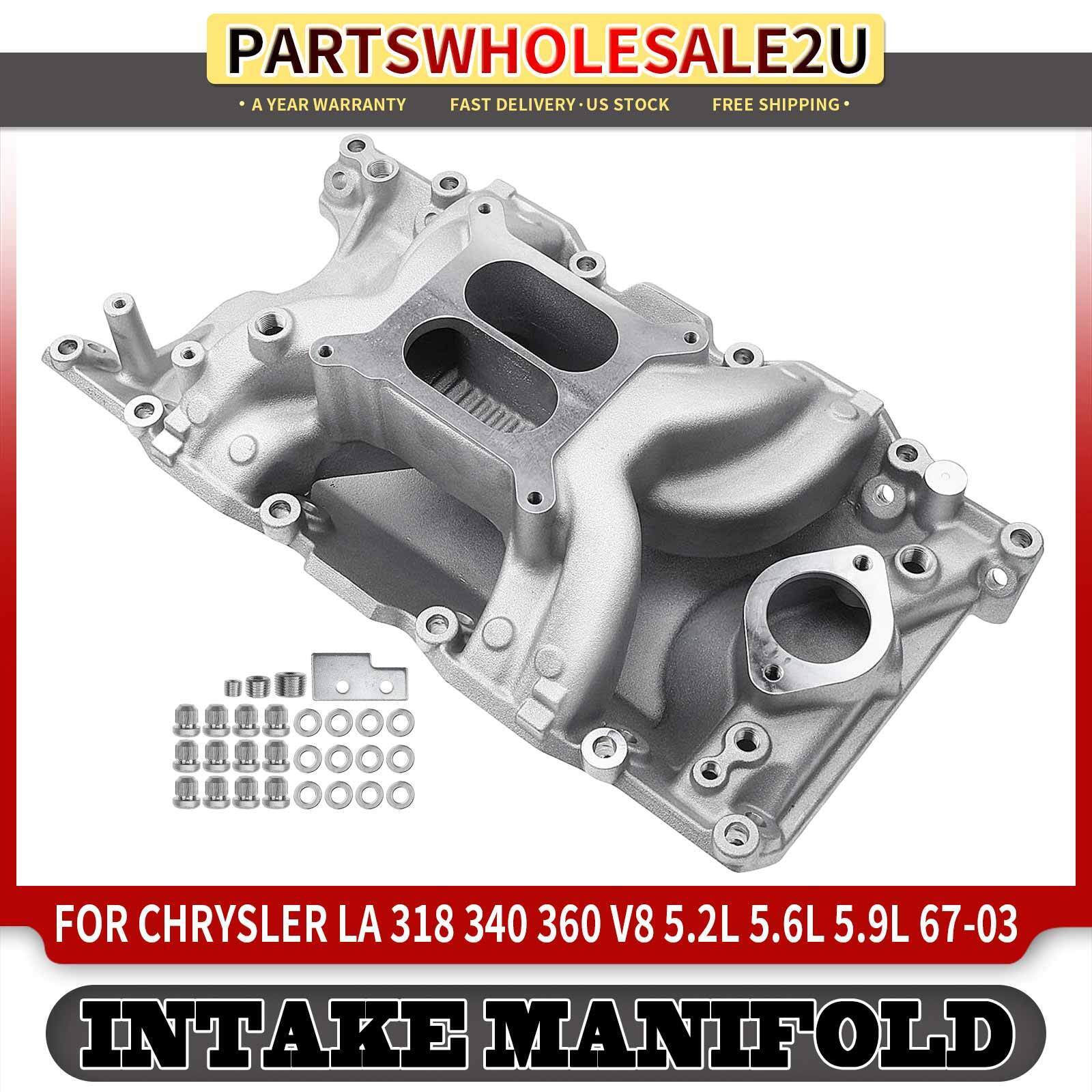 Dual Plane Intake Manifold for Dodge Challenger Ram Chrysler New Yorker Plymouth