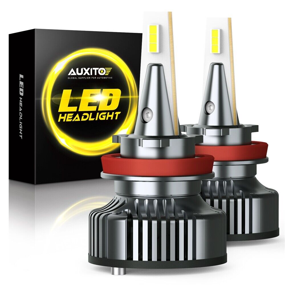 AUXITO H11 LED Headlight Kit Low Beam Bulb Super Bright 6500K CANBUS Free Return