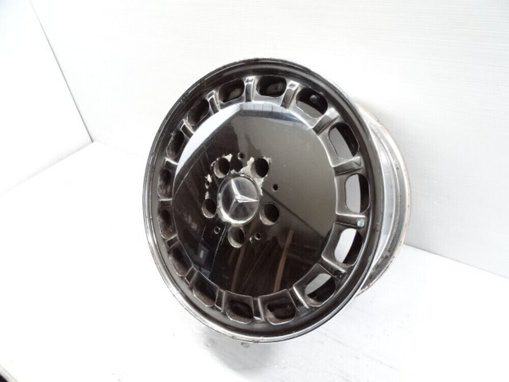 91 Mercedes W126 300SE 560SEL wheel, OEM chrome, 6.5x15 ET21