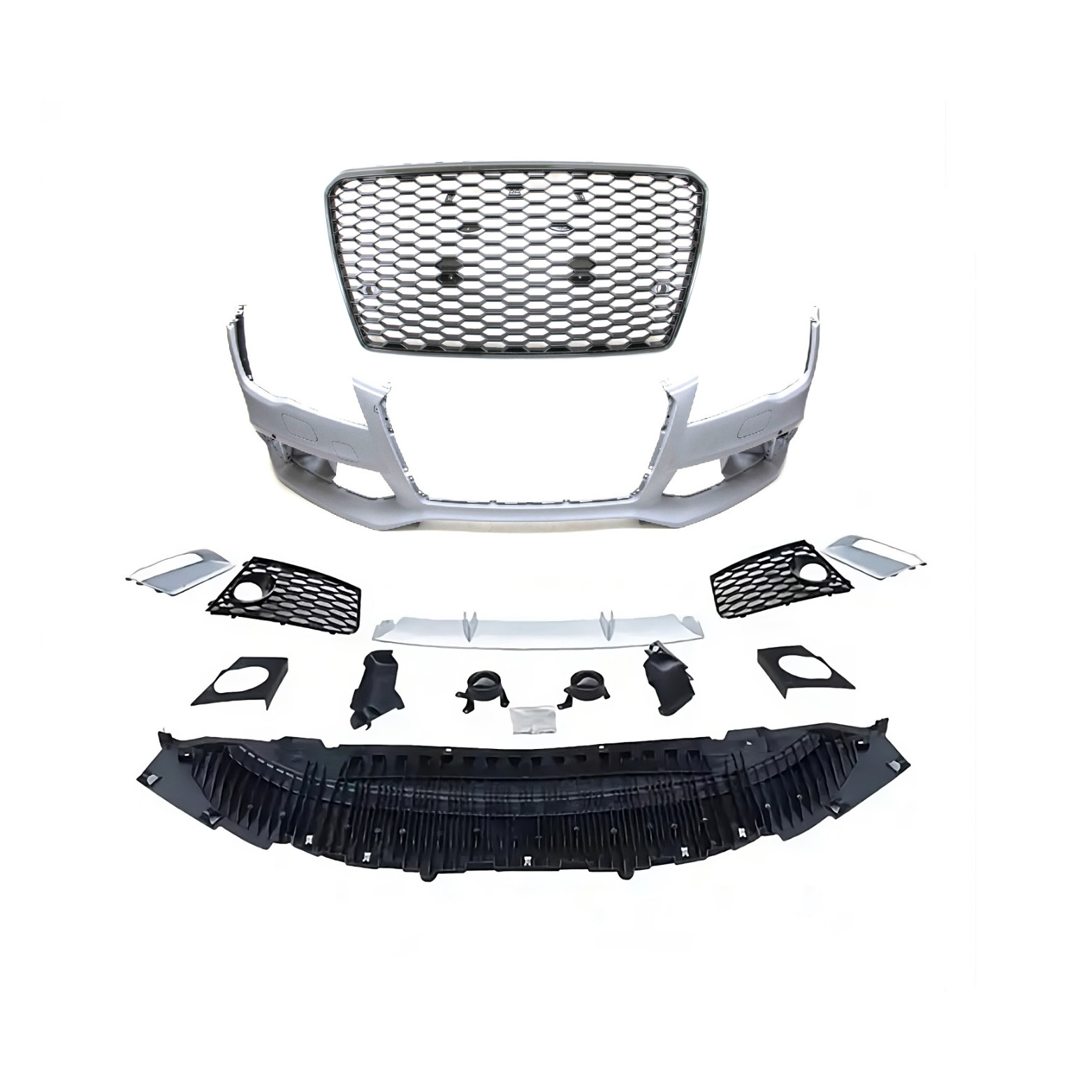 2012- 2015 A7 S7 front bumper cover grille conversion kit set to RS7