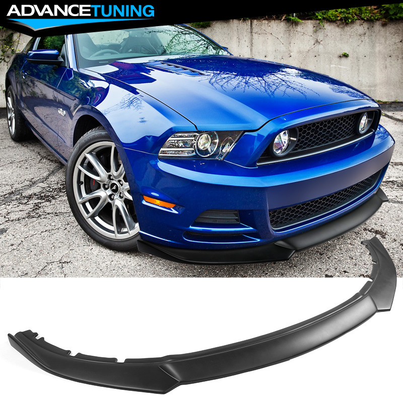 Fits 13-14 Ford Mustang IKON Style Front Bumper Lip Spoiler PP