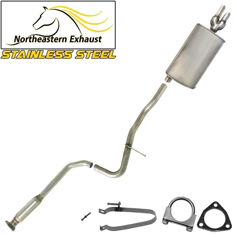 Stainless Steel Dual Tip Exhaust System Fits: 1999-2005 Cavalier Sunfire