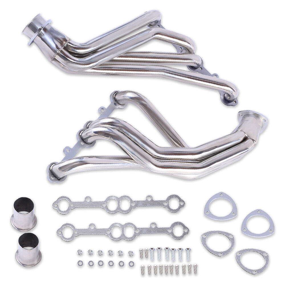Stainless Steel Headers For GMC SBC 265 383 400 GM Pickup C10 1966-72 Polished