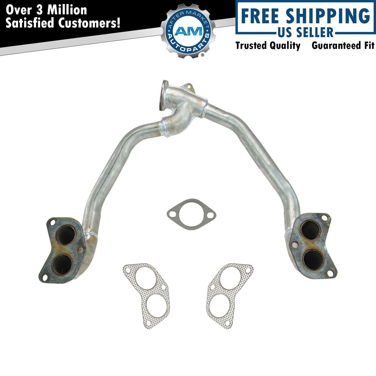 Front Exhaust Pipe With Gaskets for Subaru Forester Legacy Outback H4