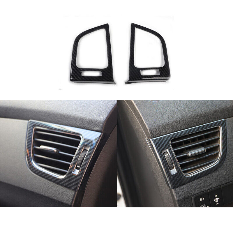 ABS Carbon fiber interior air vent Cover Trim For Hyundai Elantra 2012-2016