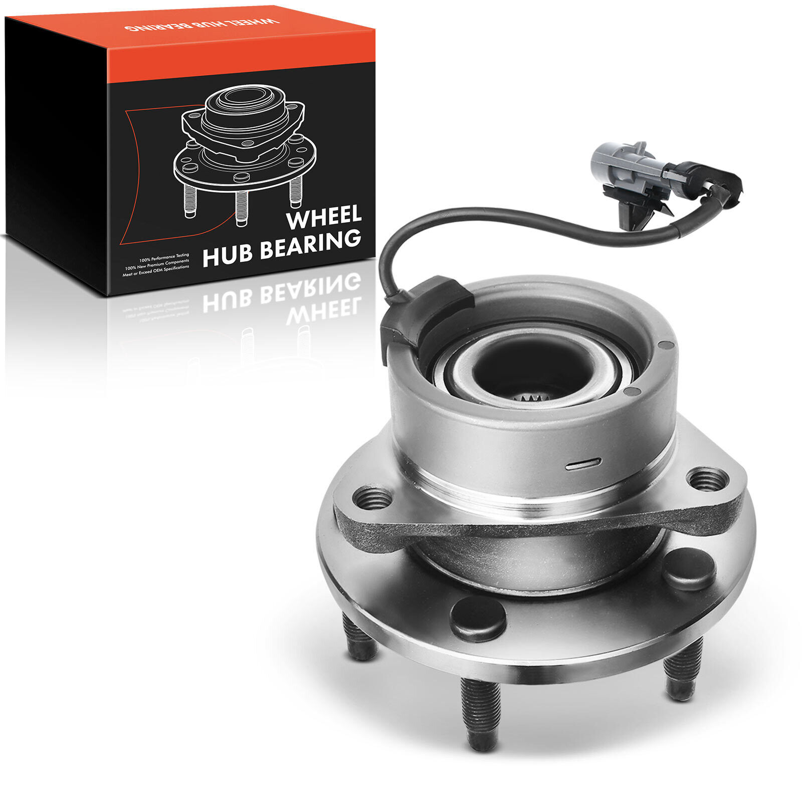 Front LH/RH Wheel Hub & Bearing Assembly for Chevy Cobalt Pontiac G5 Saturn Ion