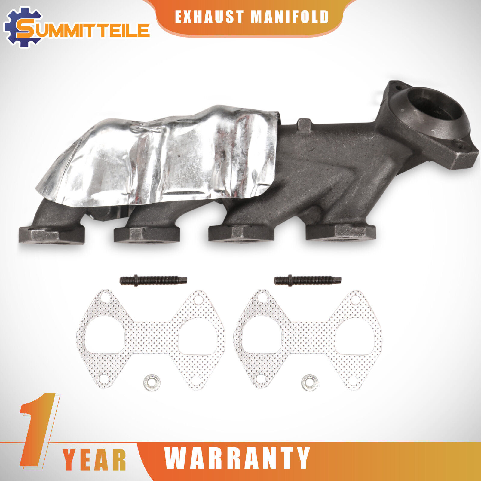 Left Exhaust Manifold W/Gasket For 05-14 Ford Expedition F-150 Lincoln Navigator