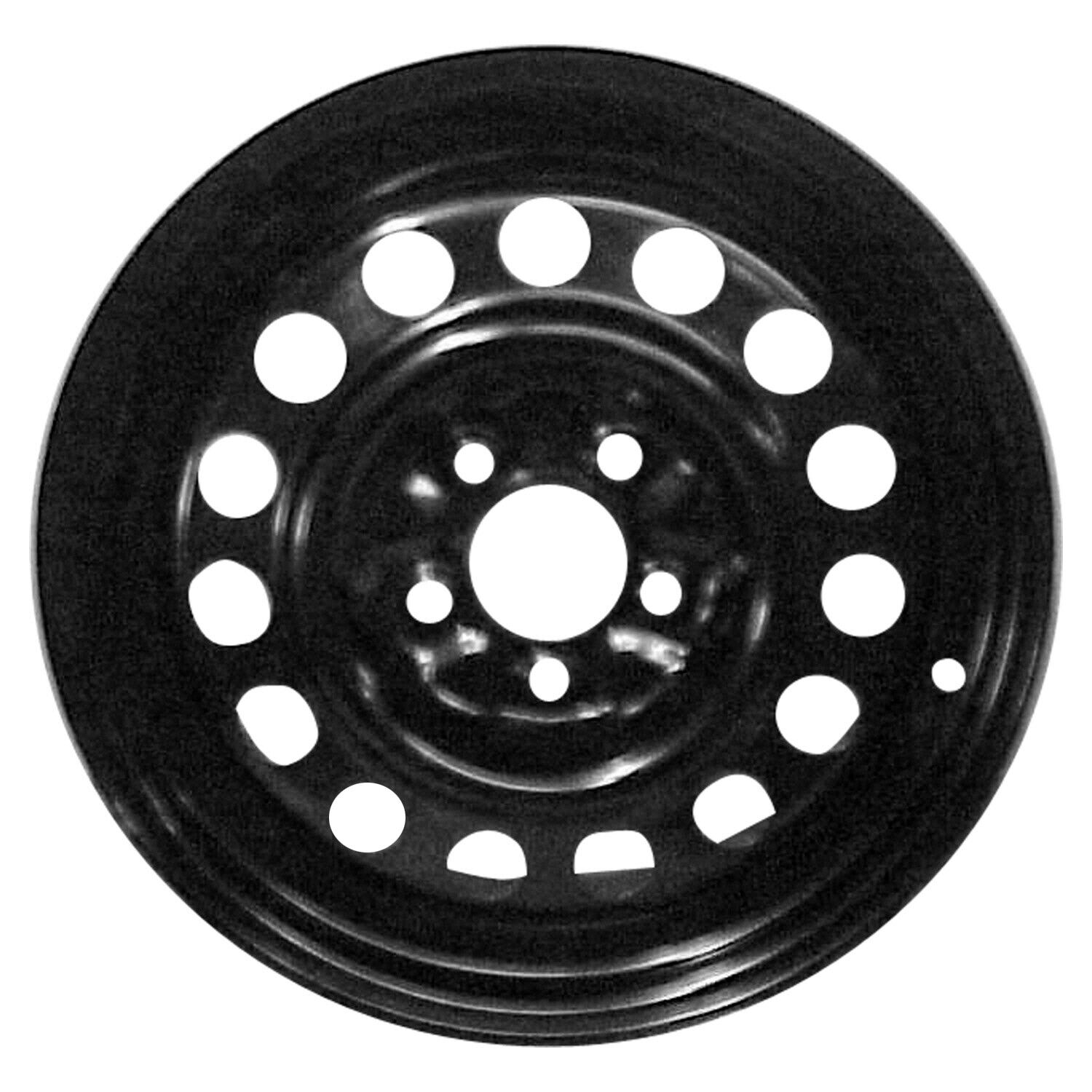 08065 Refinished OEM Wheel Steel Fits 2005-2007 Buick Rendezvous Painted Black