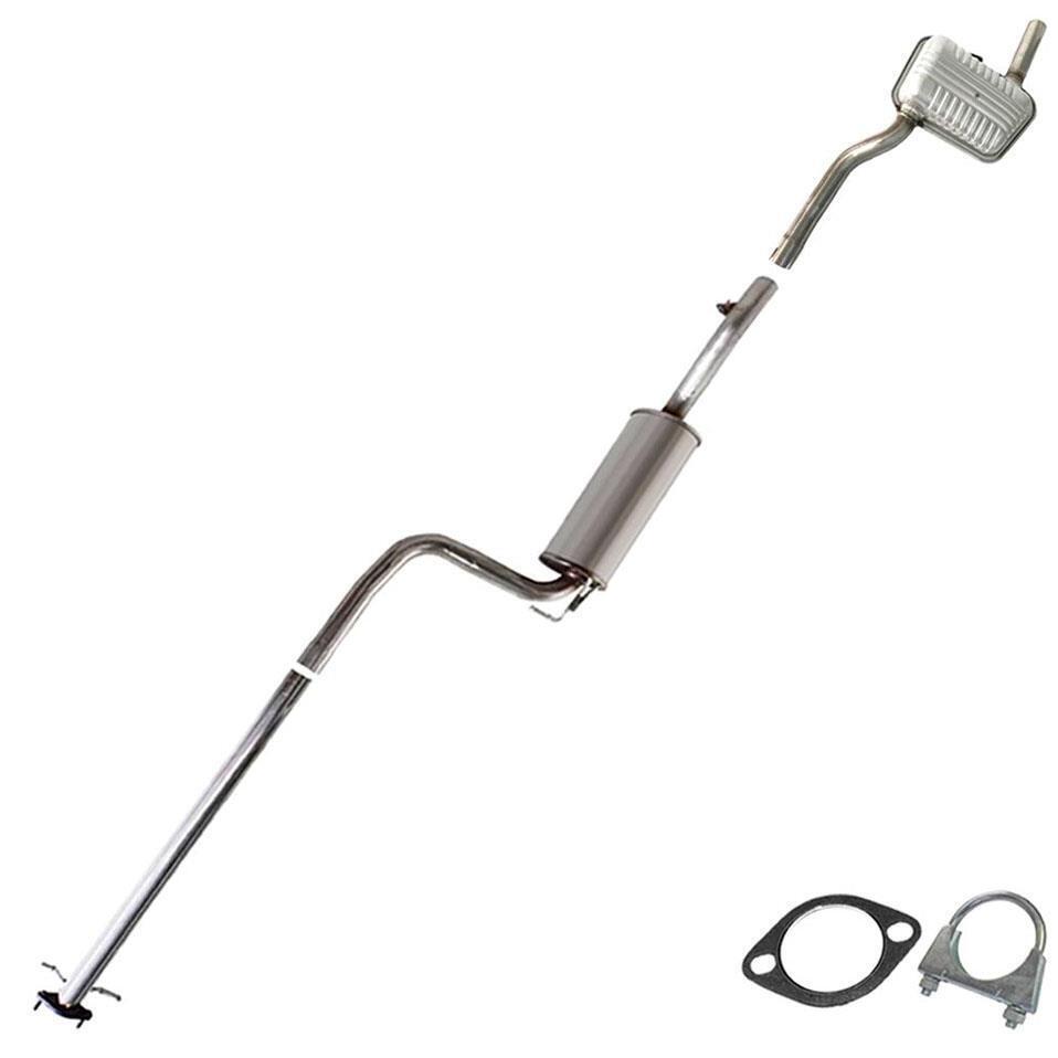 Stainless Steel Exhaust System Kit fits: 2000-2004 Ford Focus ZX3 ZX5 Hatch 2.0L