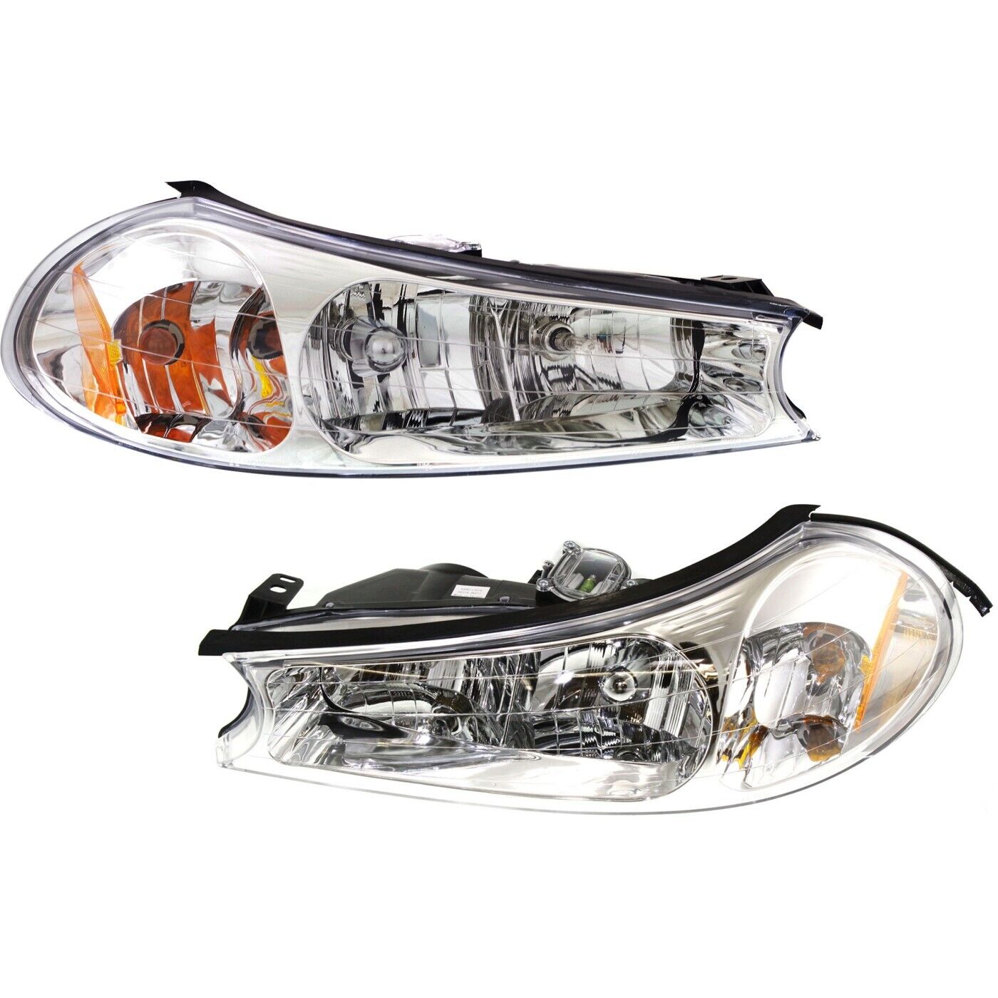 Headlight Set For 98-2000 Ford Contour Left and Right With Bulb 2Pc