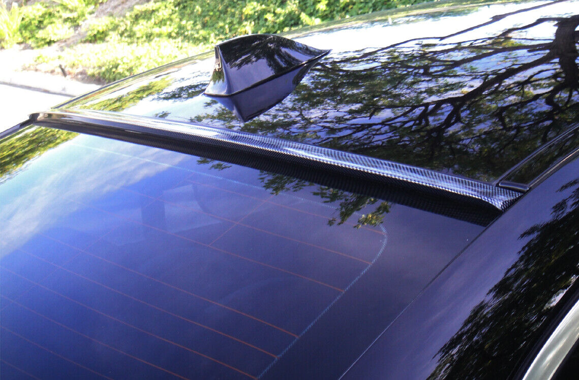 JR2 2010-2015 11 12 13 14 Ford Taurus Sedan-Rear Window Roof Spoiler Carbon Look