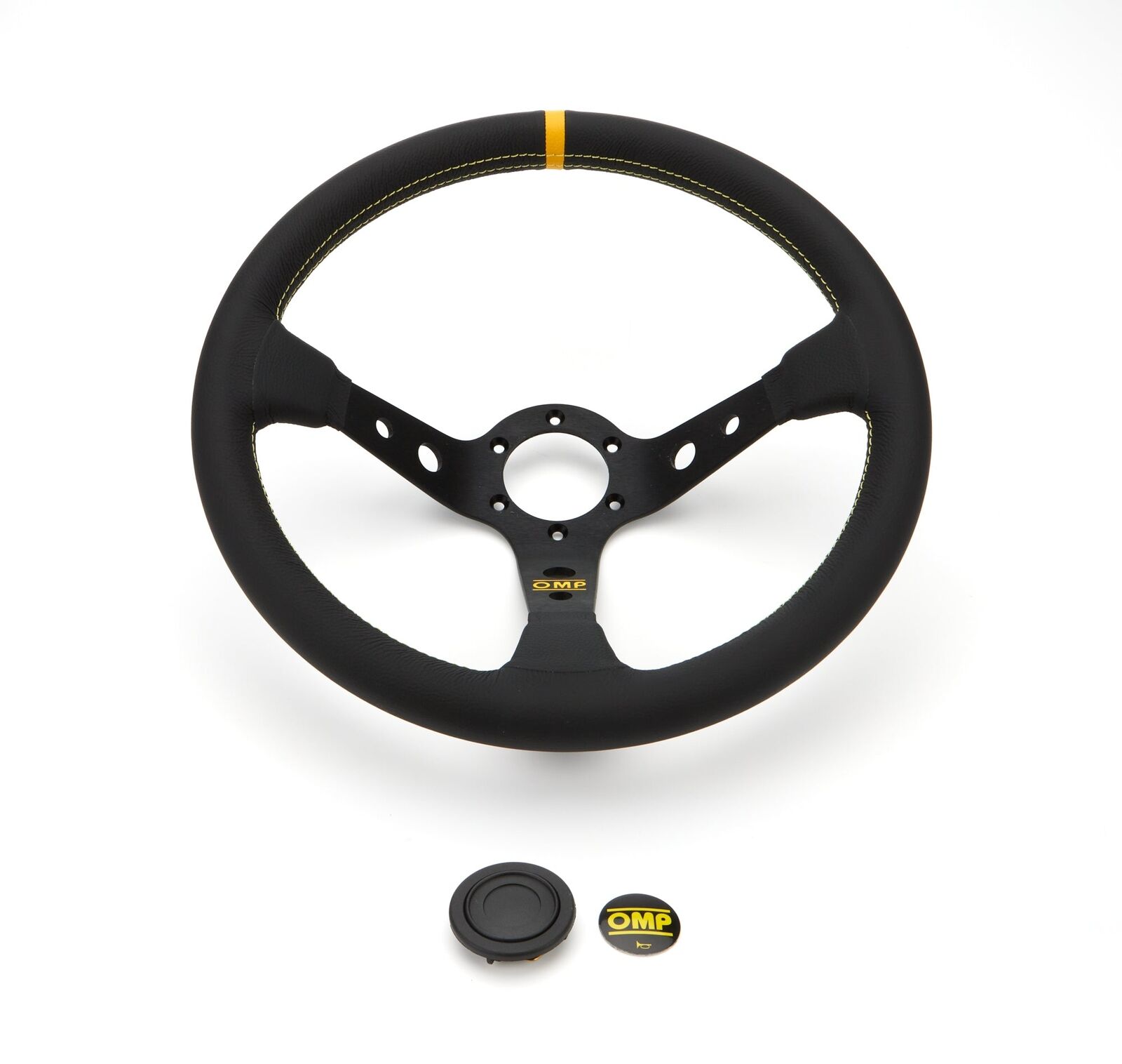 Corsica Steering Wheel Black Leather