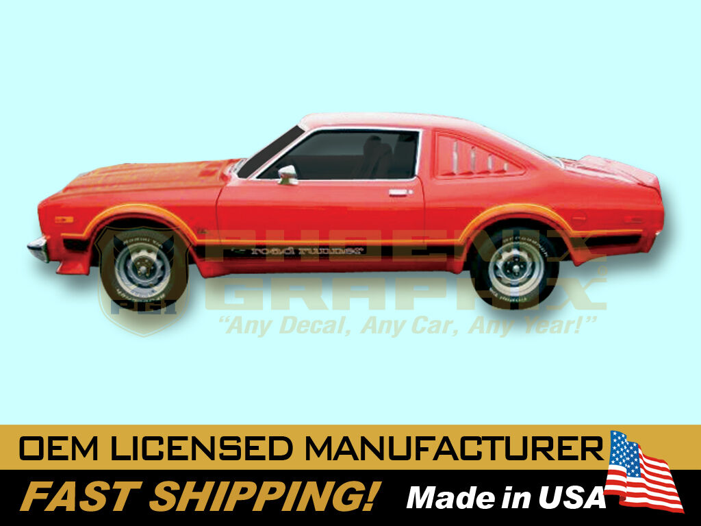 1976 1977 Plymouth Volare Road Runner Decals & Stripes Kit