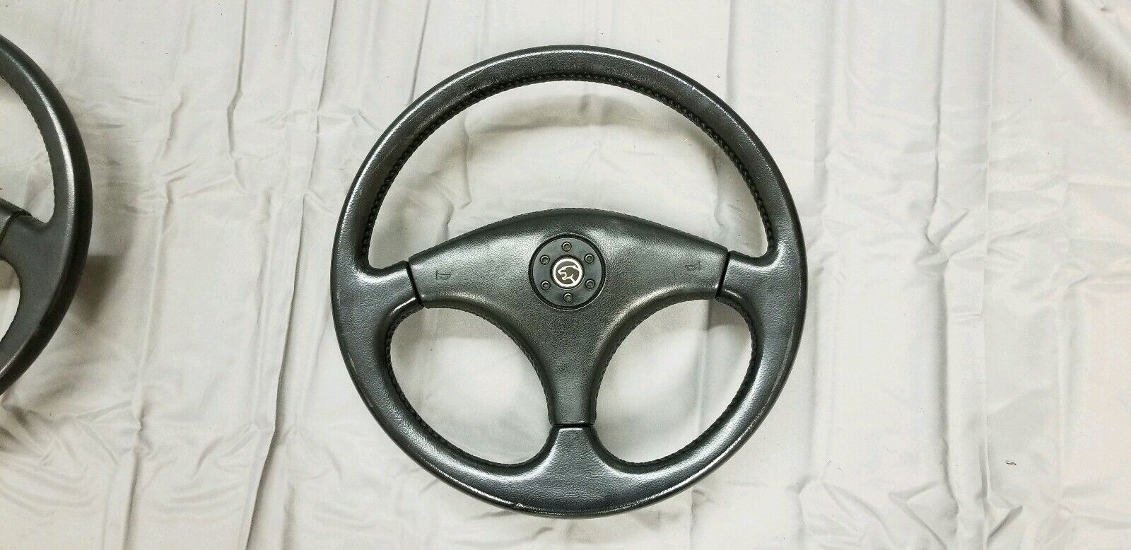 84-86 Capri rs Steering wheel leather wrapped mustang gt 3 spoke non cruise