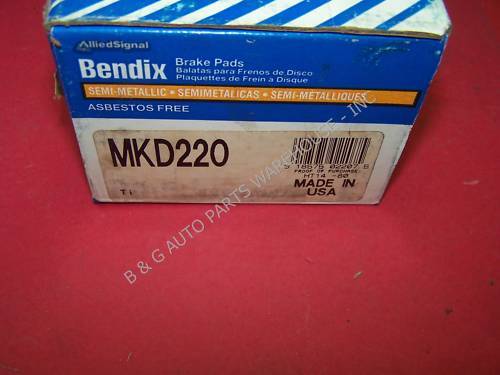 Bendix MKD220 Front Brake Pads fit Shelby Charger Shadow Aries Reliant Laser 400